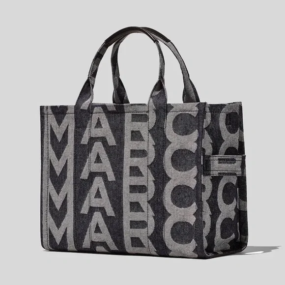 Marc Jacobs Black and Gray Tote Bag - Picture 1 of 13